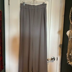 Hilary Radley Women's Wide-Leg Pants in Grey